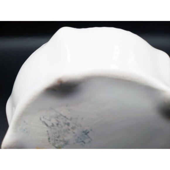 House of Webster Vintage Floral Pitcher 16oz Porcelain Gold Trim Victorian Style - Picture 13 of 15